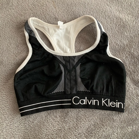 Reversible Calvin Klein Sport’s Bra, Logo Band XS - Picture 1 of 5